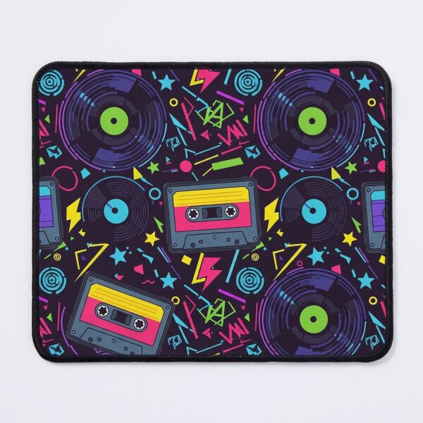 Item preview, 80s Cassette & Vinyl Pop Art designed and sold by jumpercat.