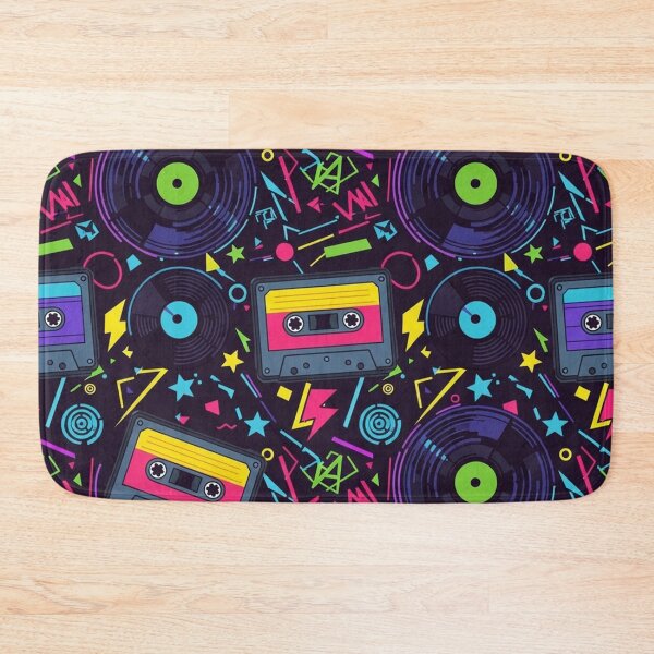 Item preview, 80s Cassette & Vinyl Pop Art designed and sold by jumpercat.