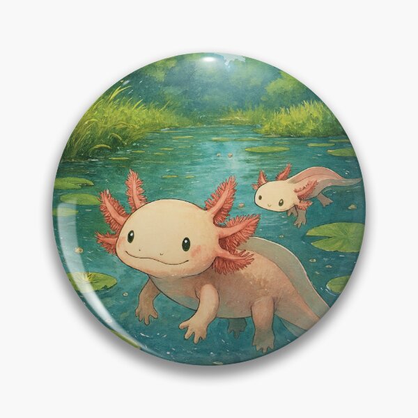 Item preview, Axolotls of the Enchanted Forest designed and sold by Irut.