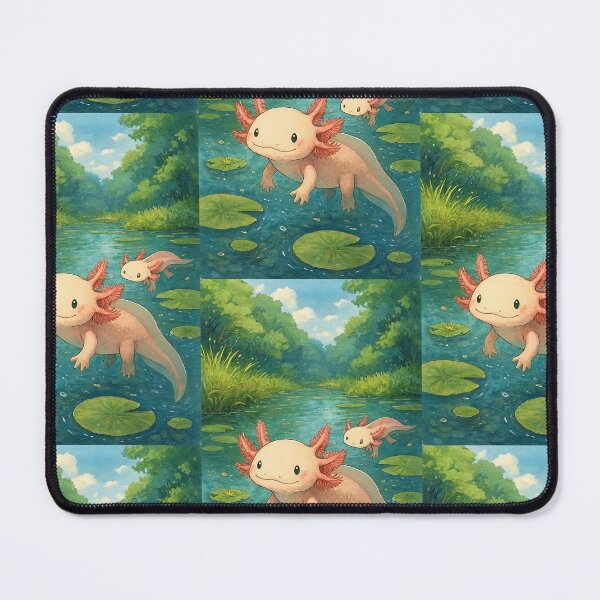 Item preview, Axolotls of the Enchanted Forest designed and sold by Irut.