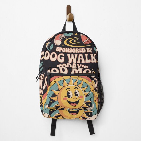 Item preview, Today's Good Mood is Sponsored by Dog Walks - Groovy Retro Dog Lover Design designed and sold by XanaduHills.