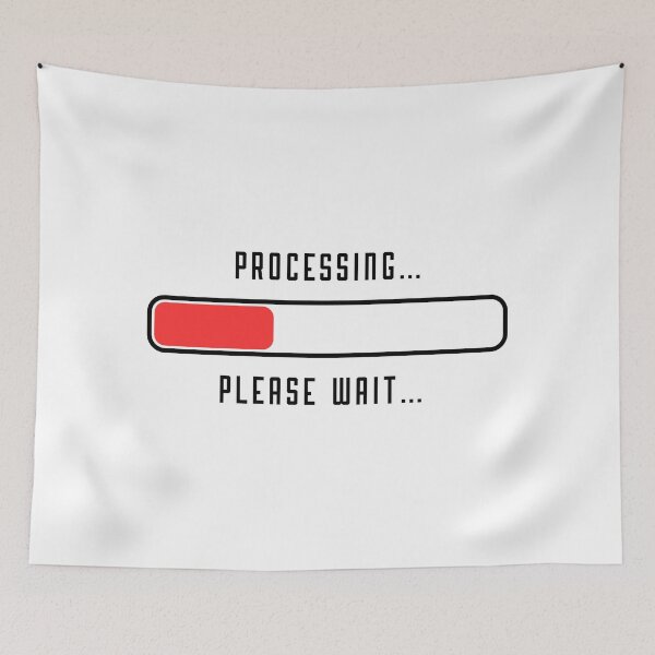 Item preview, Processing Please Wait… designed and sold by YD Designs.