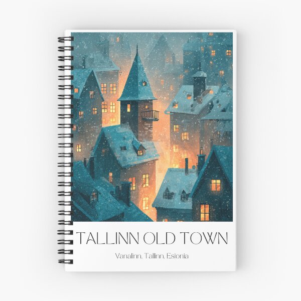 Item preview, Tallinn Old Town – greeting card designed and sold by NomadCanvas.