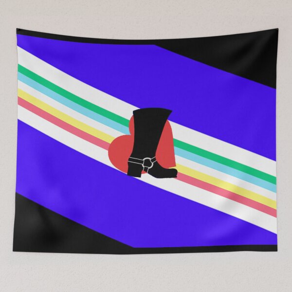 Item preview, Disabled Bootblack Pride Flag (version 1, centered) designed and sold by stuff-byoz.