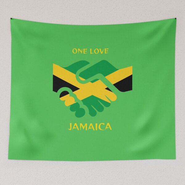 Item preview, One love jamaica designed and sold by seahorse crossing.