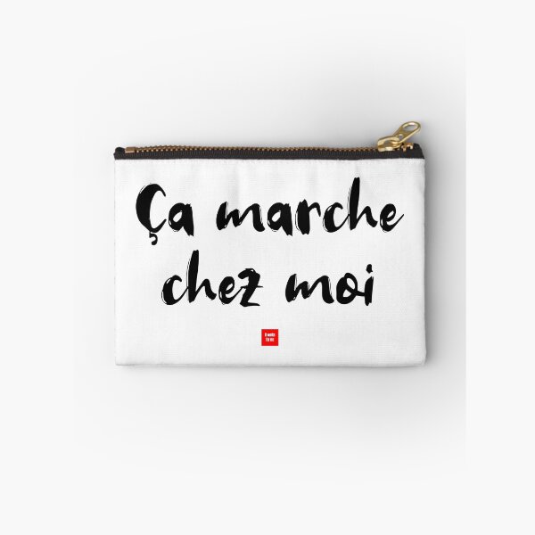Item preview, Ça marche chez moi – It Works for Me (French Expression Typography) designed and sold by FrancophileFun.