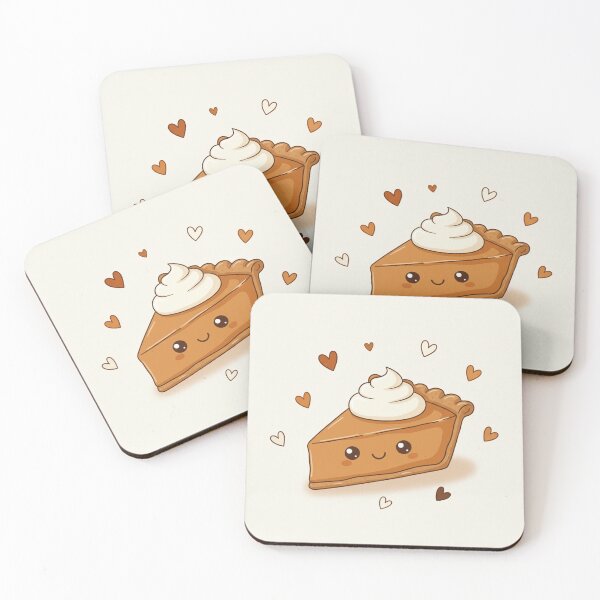Item preview, Pumpkin Pie Love – Cute Fall Dessert Doodle Sticker designed and sold by MikokoDesigns.