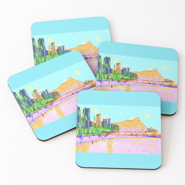 Item preview, Diamond Head from Magic Island Lagoon VI designed and sold by R-F-B.