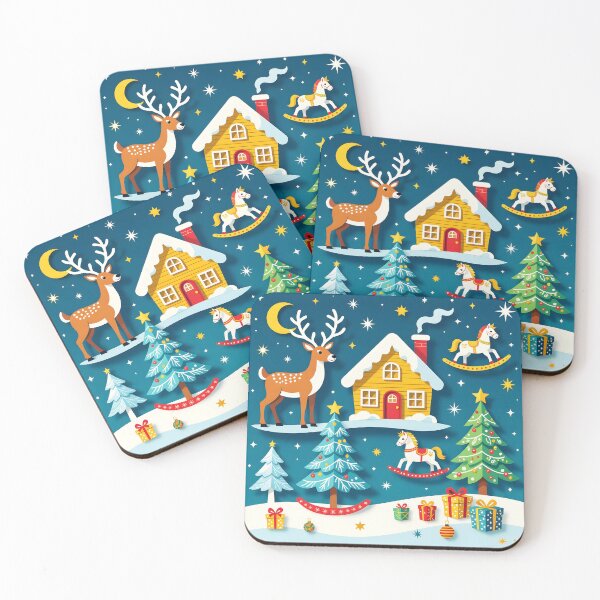 Item preview, Christmas Wonderland in Blue designed and sold by Sharon Schwalbe.