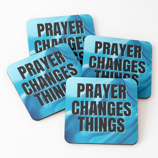 Item preview, Prayer Changes Things – Christian Faith Quote Design designed and sold by FaithShop1.