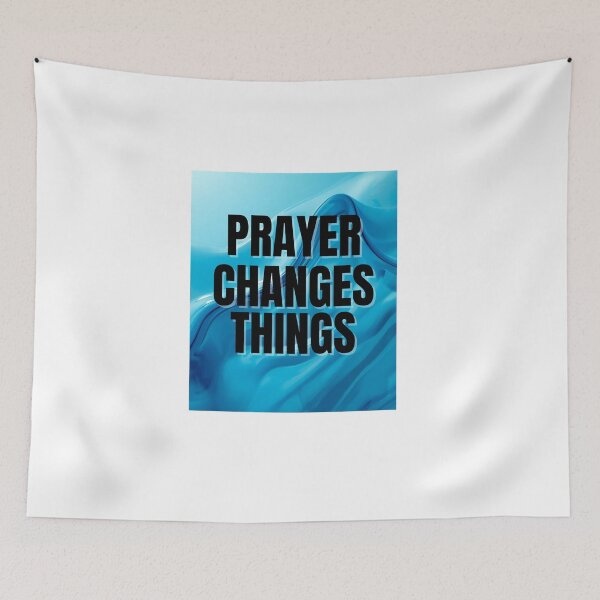 Item preview, Prayer Changes Things – Christian Faith Quote Design designed and sold by FaithShop1.