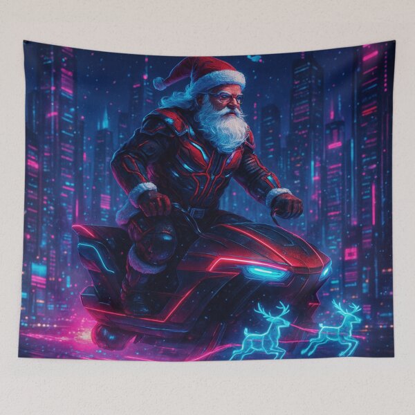 Item preview, Cyberpunk Santa Clause designed and sold by EMORA NOVAIRE.