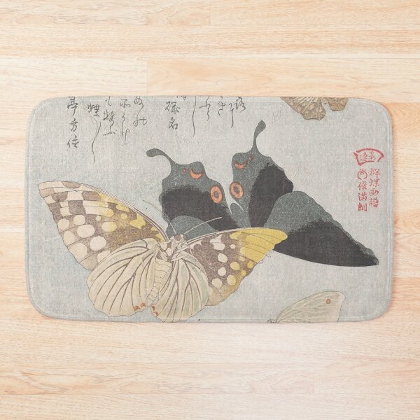 Item preview, Japanese Woodblock of Moths and Butterflies  designed and sold by AnimaliaStar.
