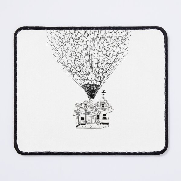 Item preview, Colour your own Disney’s UP House Line Art designed and sold by Lumennyxart.