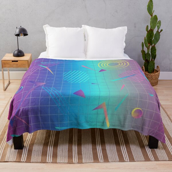 Item preview, Vaporwave Geometric Grid Design designed and sold by jumpercat.