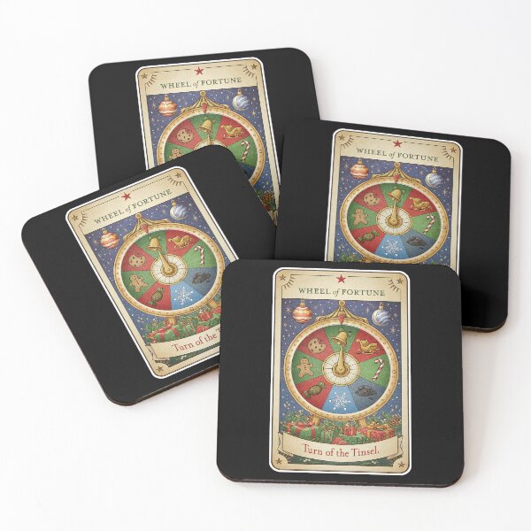 Item preview, WHEEL OF FORTUNE “Turn of the Tinsel”  designed and sold by gstevensonart.