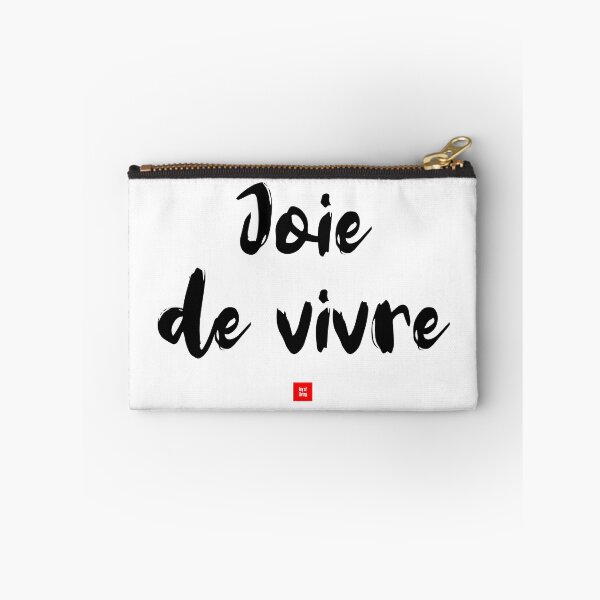 Item preview, Joie de vivre – Joy of Living (French Expression Typography) designed and sold by FrancophileFun.