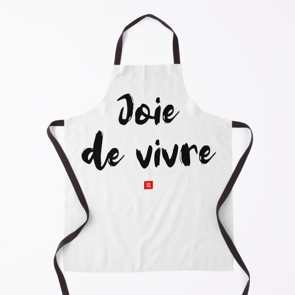Item preview, Joie de vivre – Joy of Living (French Expression Typography) designed and sold by FrancophileFun.
