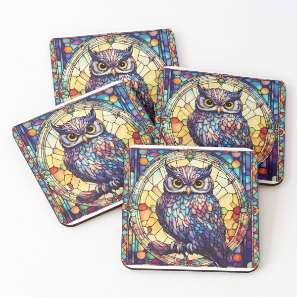 Item preview, Splash Ink, Stained Glass, Owl Edition 3 designed and sold by CharlieDesings.