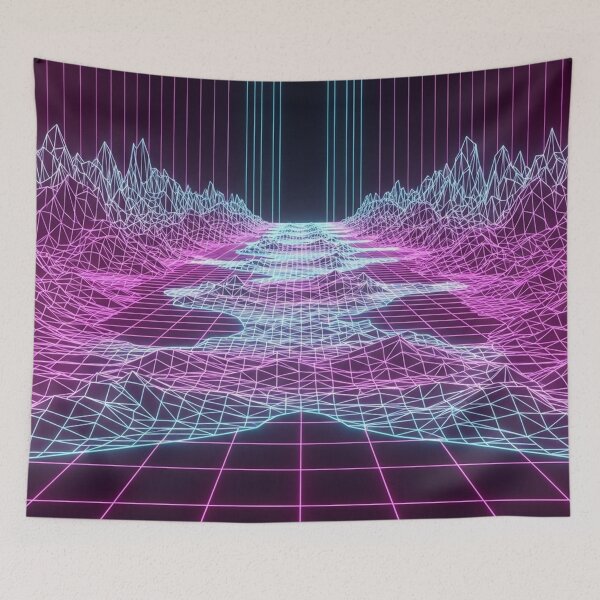 Item preview, Retro Synthwave Horizon designed and sold by jumpercat.