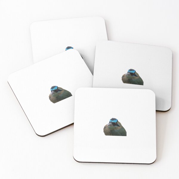 Item preview, andean motmot side eye designed and sold by FederalFeathers.