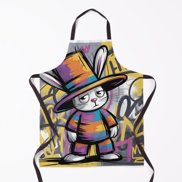 Item preview, Stomach book Street Art Bunny Character designed and sold by TrendPrinter.