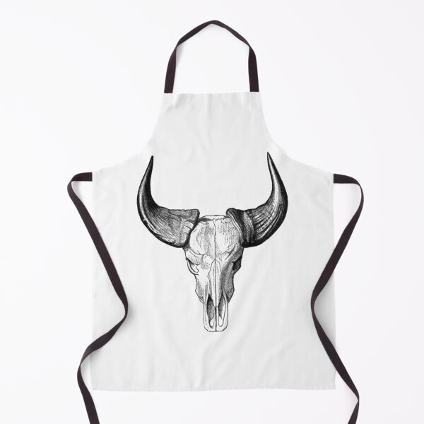 Item preview, Buffalo Skull Illustration, Animal Skull designed and sold by HawthorneFlame.