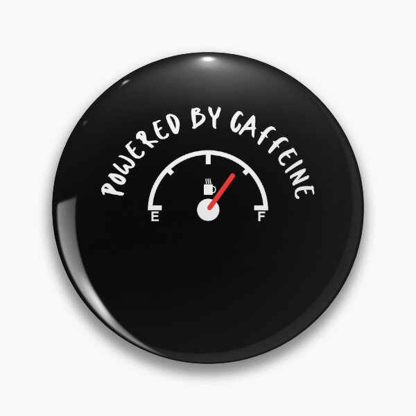 Item preview, Powered by Caffeine – Funny Coffee Quote | Caffeine Lover Gift designed and sold by YD Designs.