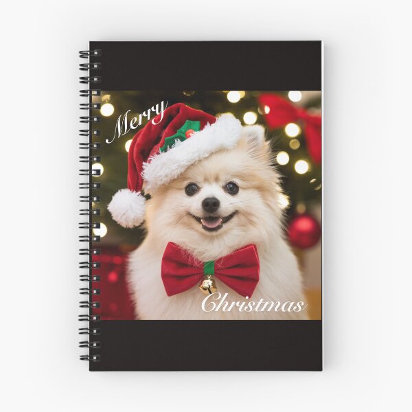 Item preview, A beautiful Pomeranian wishes you a Merry Christmas designed and sold by Fantasilandia.