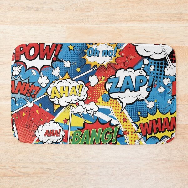 Item preview, Retro Comic Pop Explosion Pattern designed and sold by jumpercat.