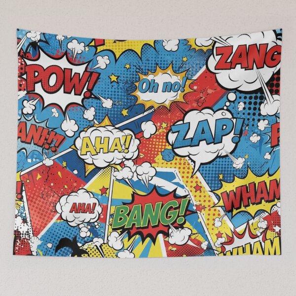Item preview, Retro Comic Pop Explosion Pattern designed and sold by jumpercat.