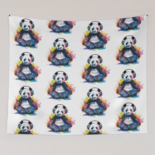 Item preview, Panda Meditation designed and sold by Tracey Unthank.