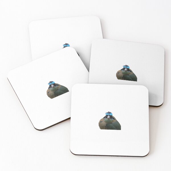 Item preview, andean motmot stare down designed and sold by FederalFeathers.