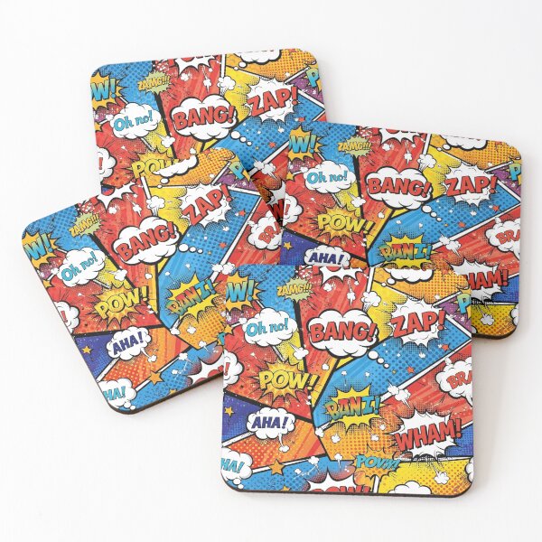 Item preview, Colorful Comic Book Sound Effects designed and sold by jumpercat.