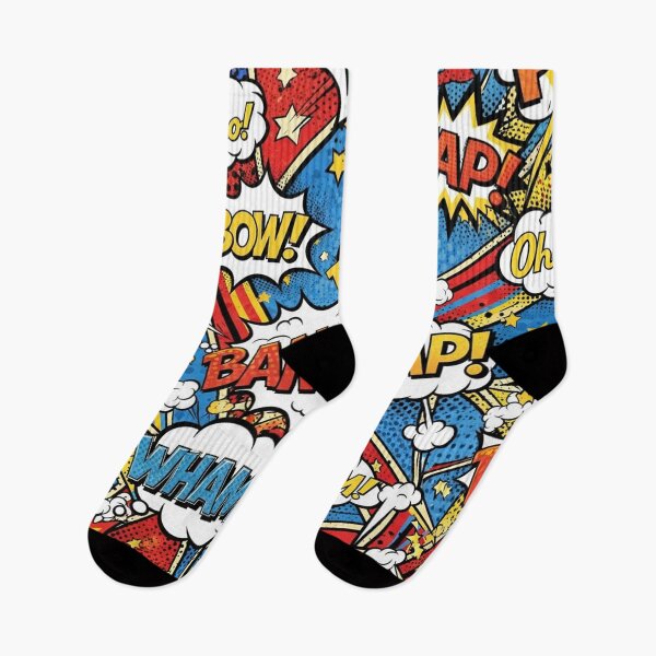 Item preview, Pop Art Action Words Seamless Design designed and sold by jumpercat.