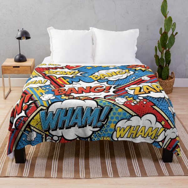 Item preview, Pop Art Action Words Seamless Design designed and sold by jumpercat.