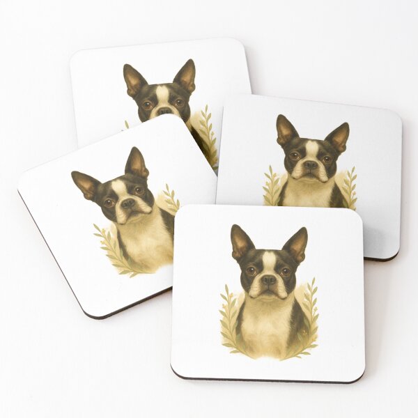Item preview, Bright-Eyed Boston Terrier designed and sold by TheJoyfulPen.