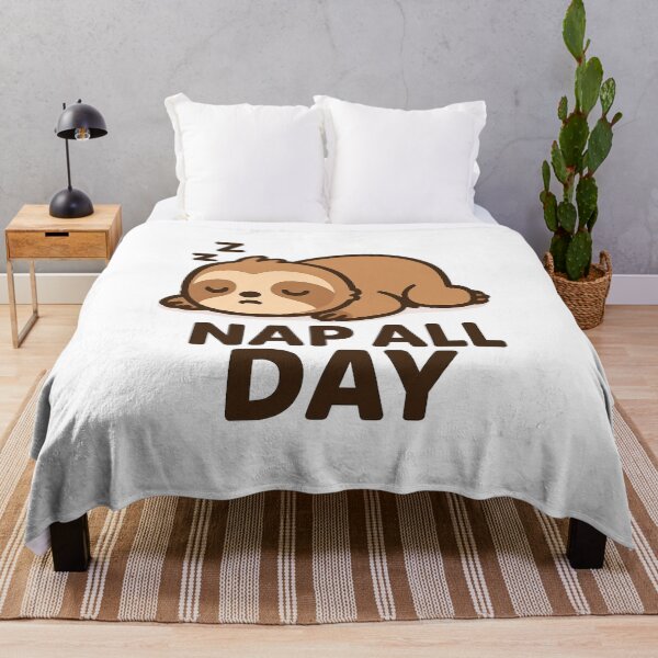Item preview, Nap All Day – Sleepy Cute Sloth designed and sold by VibeLab_Art.
