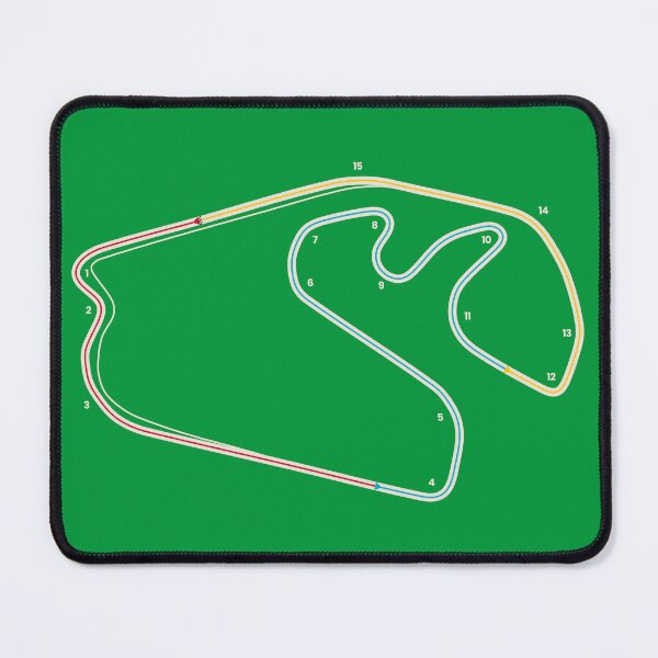 Item preview, Interlagos Circuit, Sao Paulo Brazil Motorsport Map designed and sold by aio.