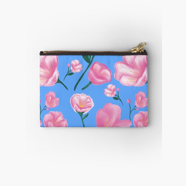 Item preview, Sapphire Milk Blue and Pink Aesthetic Floral Pattern designed and sold by giulyz.