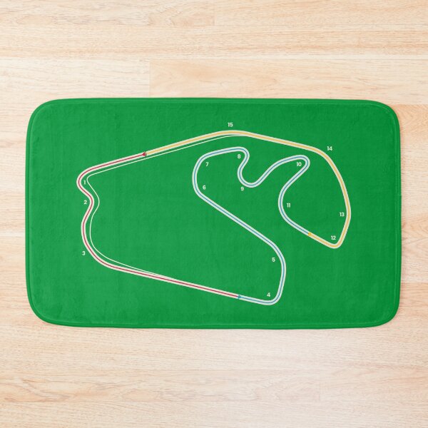 Item preview, Interlagos Circuit, Sao Paulo Brazil Motorsport Map designed and sold by archetype prints.