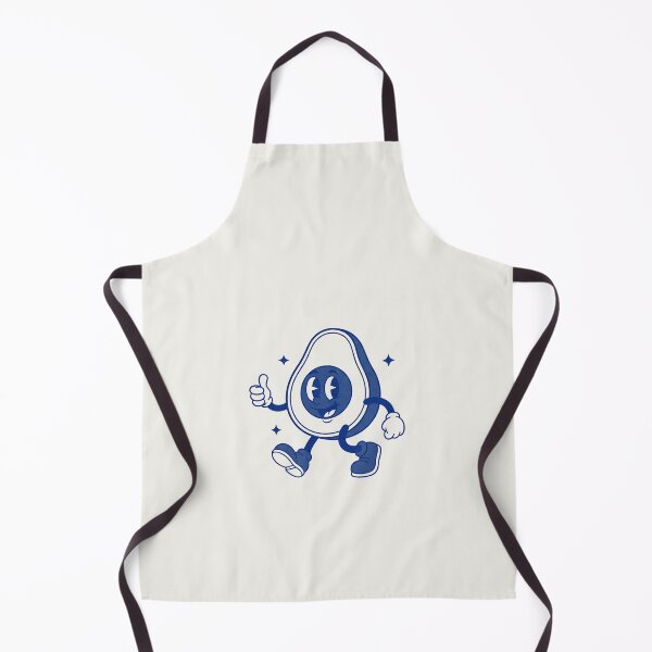 Item preview, Walking Avocado Retro Cartoon Character Superfood Mascot Design designed and sold by HoopeStylee.