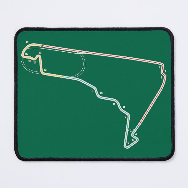Item preview, Mexico City Circuit Motorsport Map designed and sold by archetype prints.