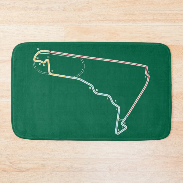 Item preview, Mexico City Circuit Motorsport Map designed and sold by archetype prints.
