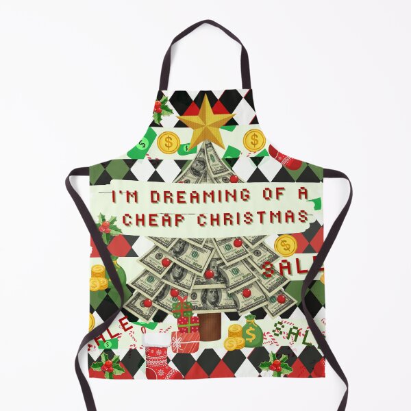 Item preview, I'm Dreaming of a Cheap Christmas | Pixel Art Funny Holiday Design | Inflation & Broke Humor Gift designed and sold by CarolynT95.