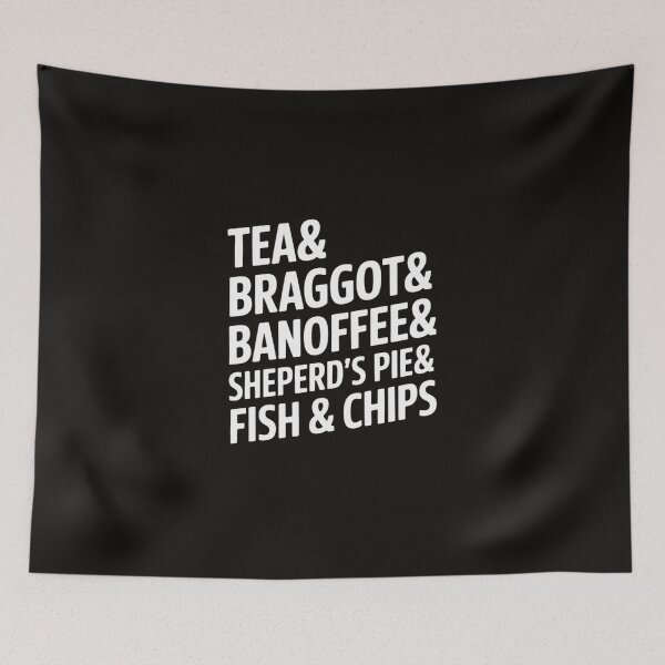 Item preview, English Food UK Tea, Fish & Chips, Banoffee Gift designed and sold by TewonLake.