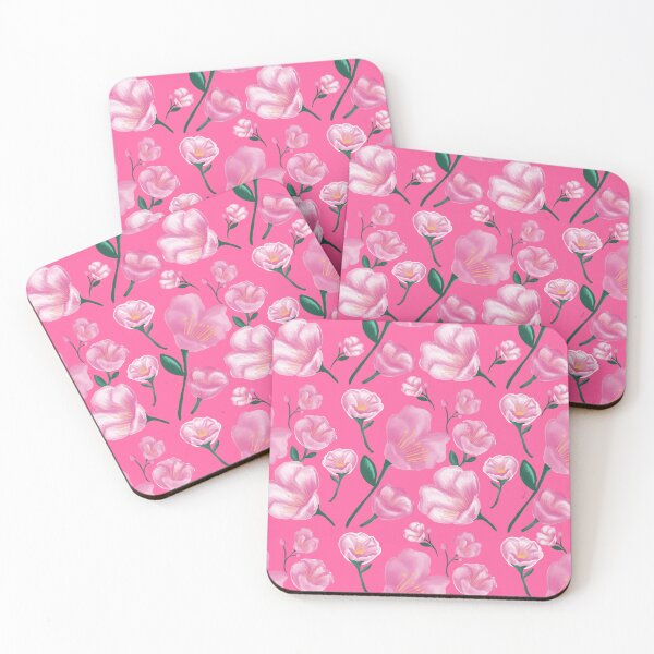 Item preview, Hot Candy Pink Aesthetic Floral Pattern designed and sold by giulyz.