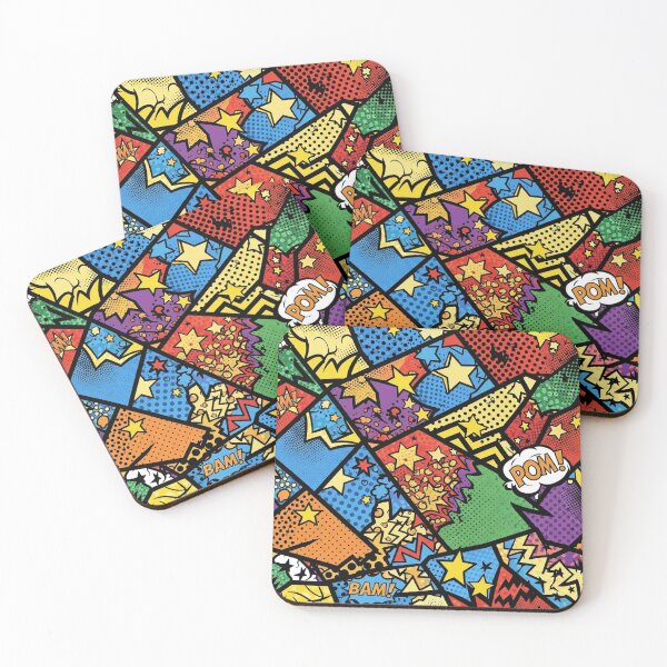 Item preview, Retro Comic Panels Abstract Design designed and sold by jumpercat.