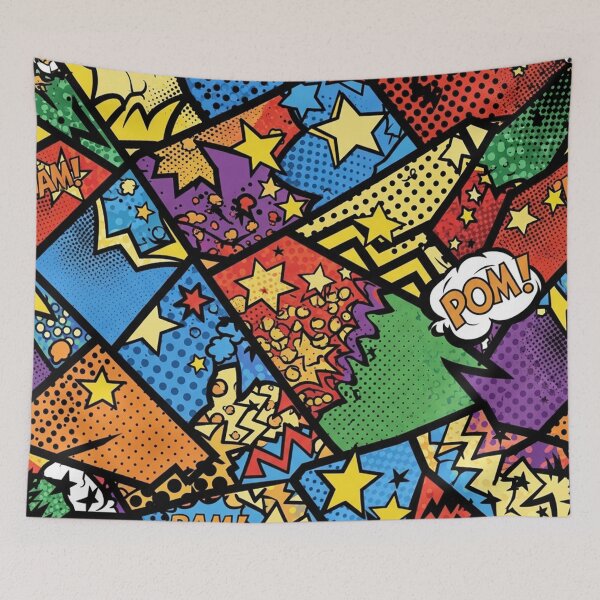 Item preview, Retro Comic Panels Abstract Design designed and sold by jumpercat.