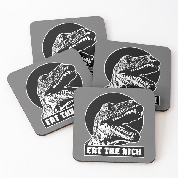 Item preview, EAT THE RICH. BLACK/WHITE. designed and sold by 5hertz.